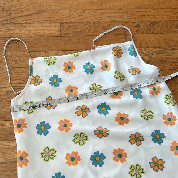 NWT Cotton On Santorini Floral Cowl Neck Mini Dress Size Small - Picture 5 of 11